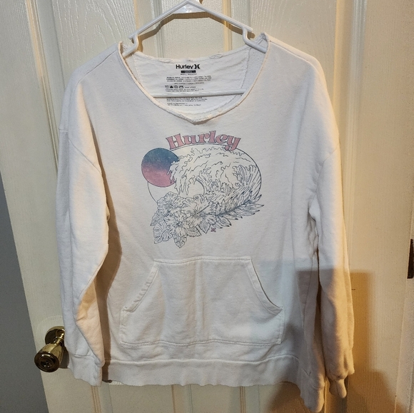 Hurley Tops - Hurley beach sweatshirt Women's White Small